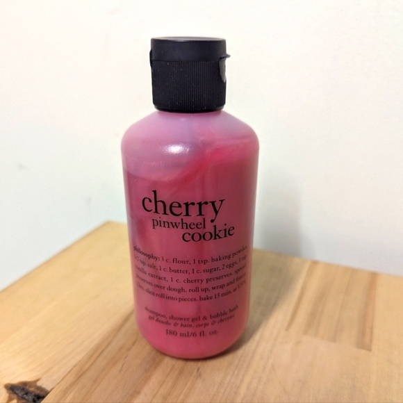 Philosophy Discontinued Cherry Pinwheel Cookie Shower Gel New Unused 8 Oz - Picture 1 of 5